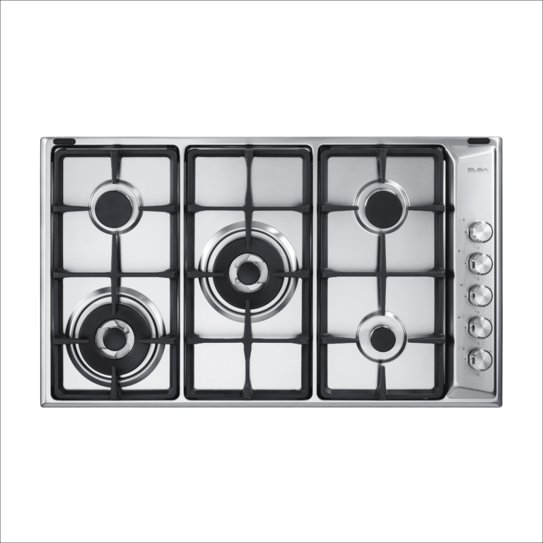 5 Gas burners 1 side Dual burner (E 95-565 X)