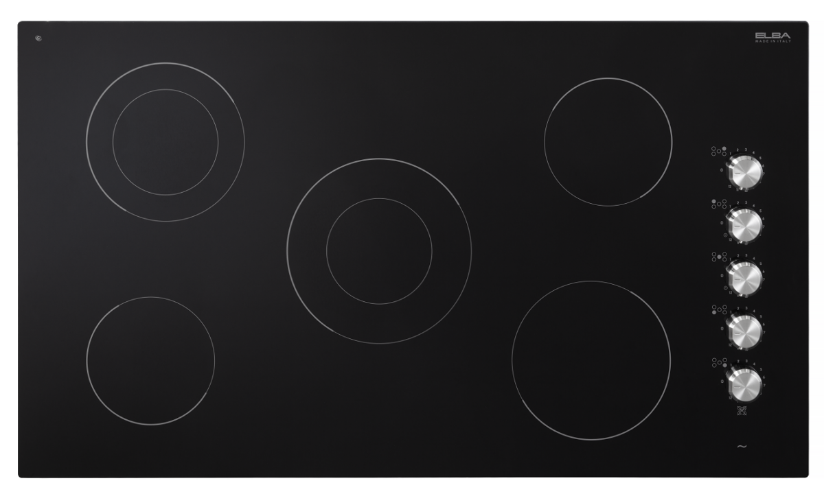 5 Hi-Light Heating Zones Ceramic Manual Controls