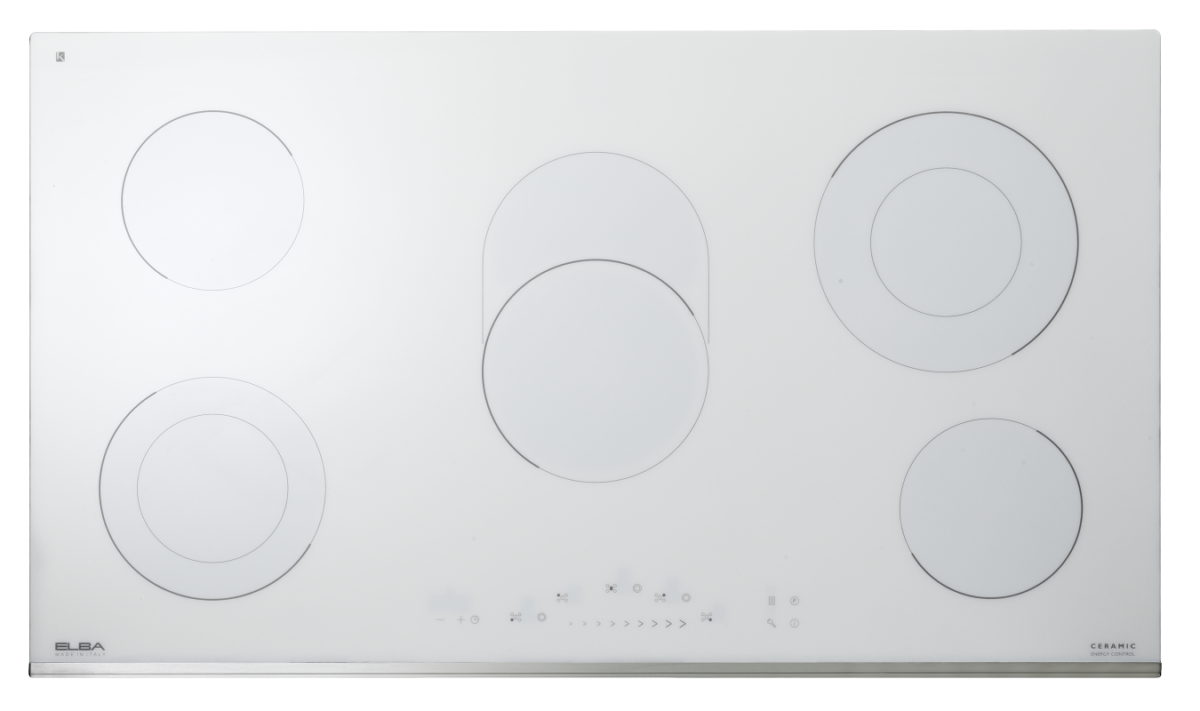 5 Hi-Light Heating Zones Infrared Sliding Touch control