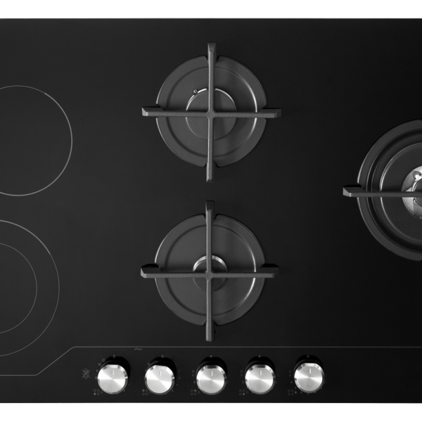 Black Gas Vitroceramic Italy 90 Cm Elba