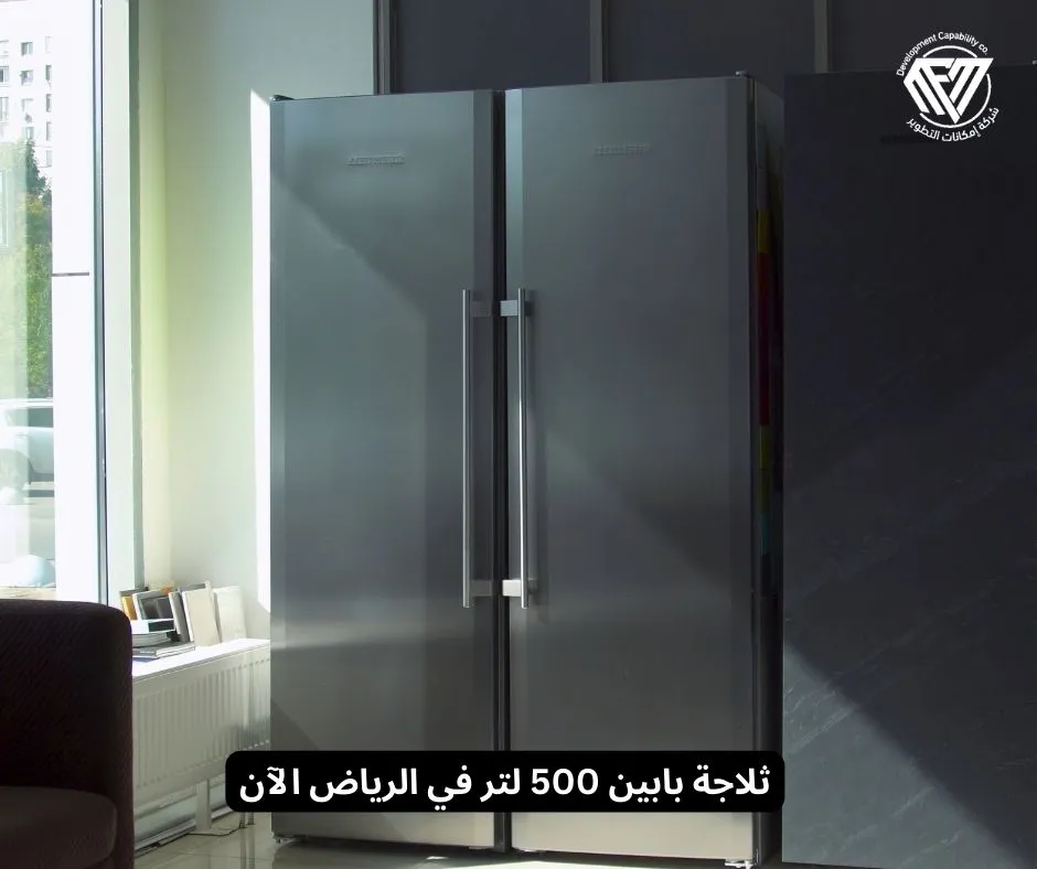 ثلاجة بابين 500 لتر في الرياض
