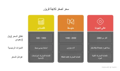سعر أصغر ثلاجة فريزر