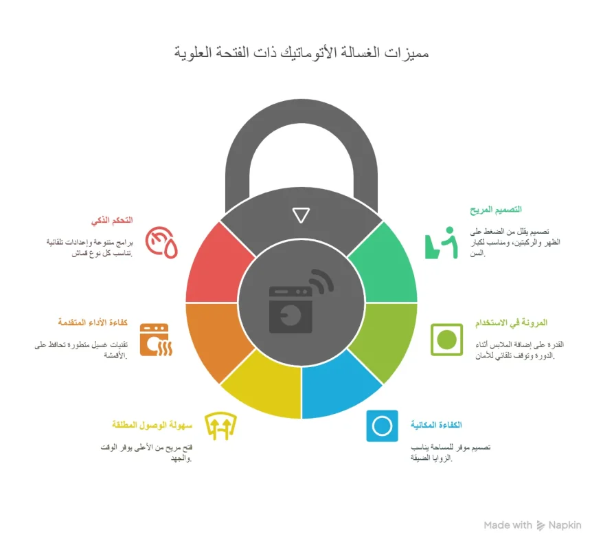 أفضل غسالة أتوماتيك فتحة علوية